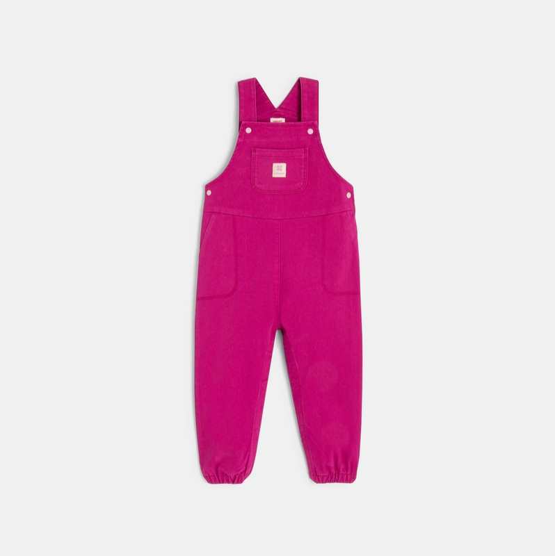 Salopette bébé fille twill violette orchidée Catimini