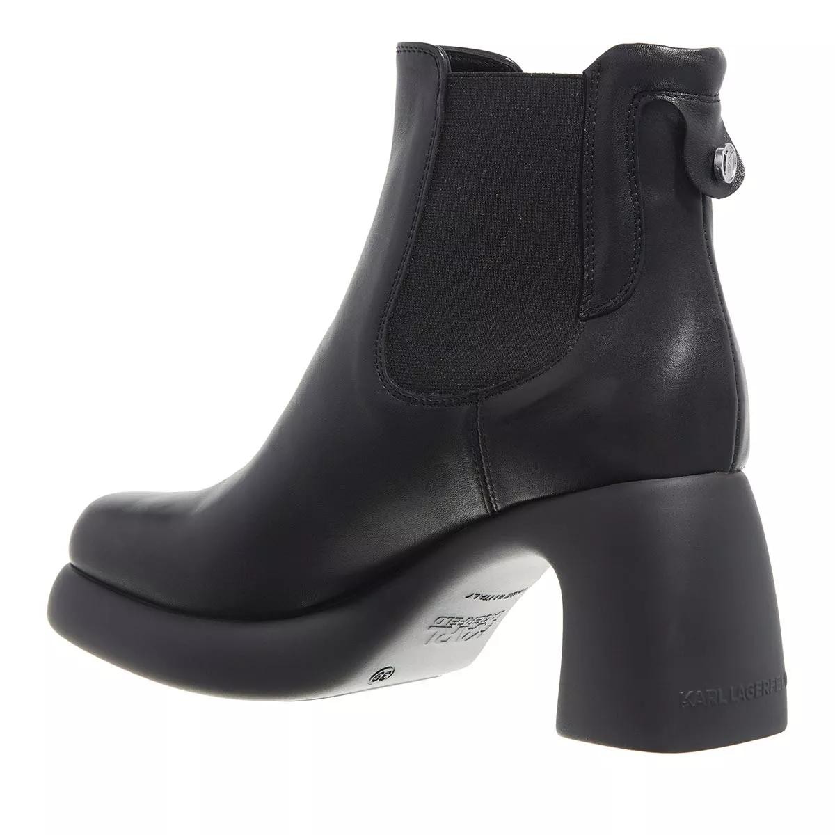 LAGERFELD Stiefeletten schwarz Stiefelette