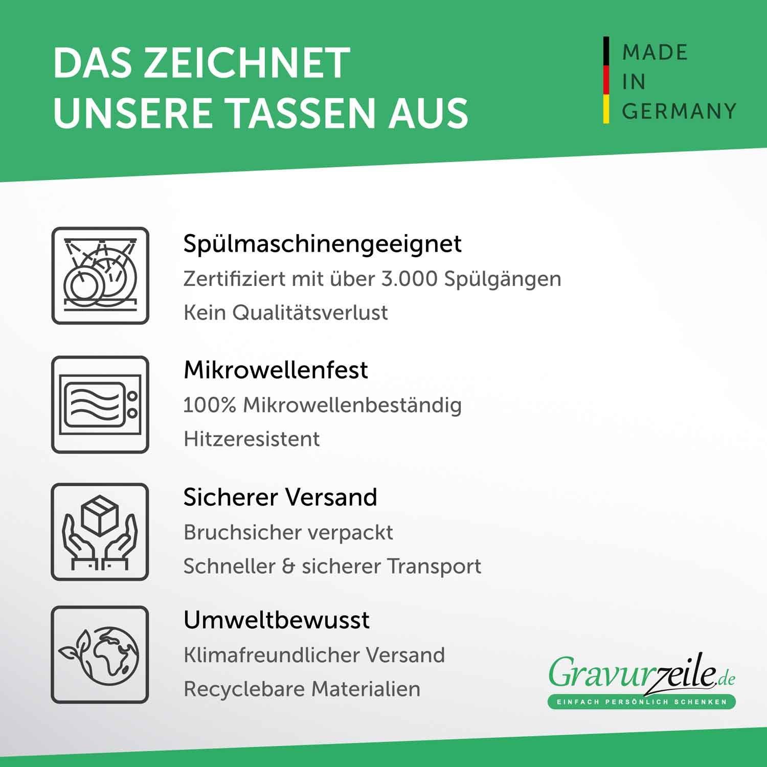 GRAVURZEILE Tasse Bedruckte Tasse mit Spruch - Du bist mehr als nur eine Freundin, Herzliche Geschenke für die beste Freundin zum Geburtstag Weihnachten