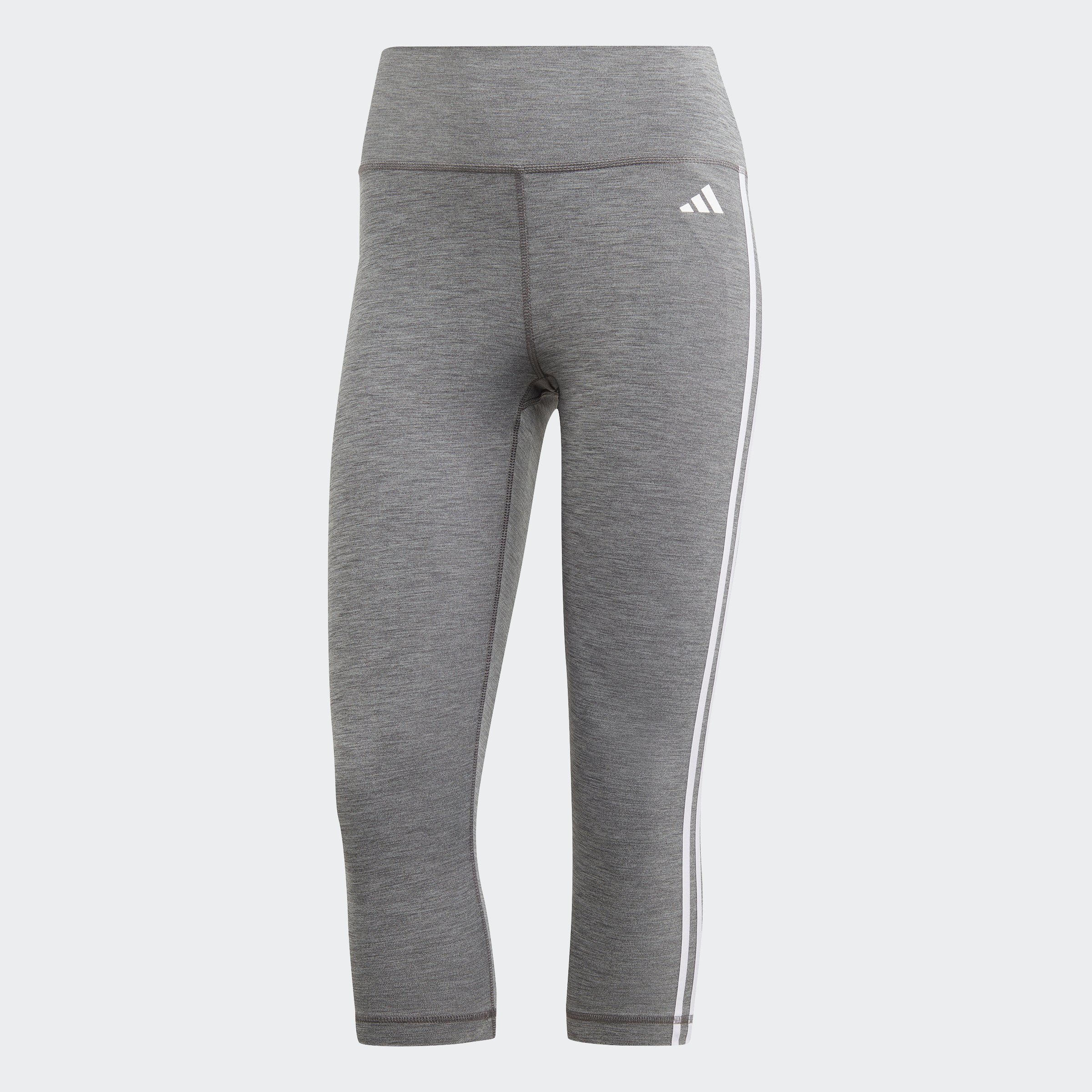 adidas Performance Trainingstights TRAIN ESSENTIALS 3STREIFEN HIGHWAISTED 3/4 (1-tlg) (atmungsaktiv, schnell trocknend)