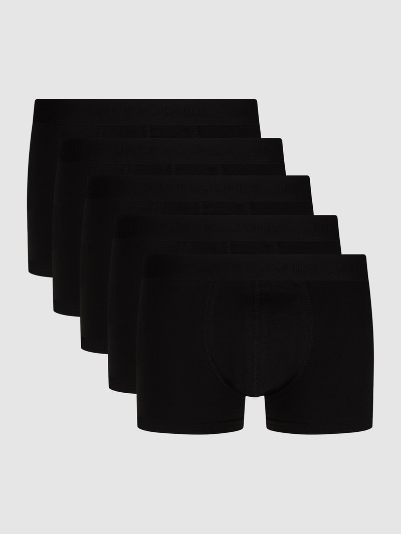 Trunks mit Stretch-Anteil im 5er-Pack in schwarz