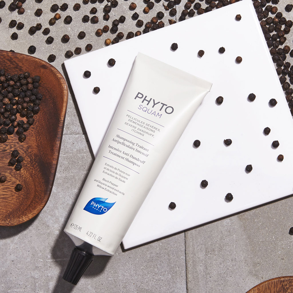 Phyto PHYTOSQUAM SHAMPOOING TRAITANT ANTIPELLICULAIRE INTENSIF TUBE 125ML SHAMPOOING ANTIPELLICULAIRE