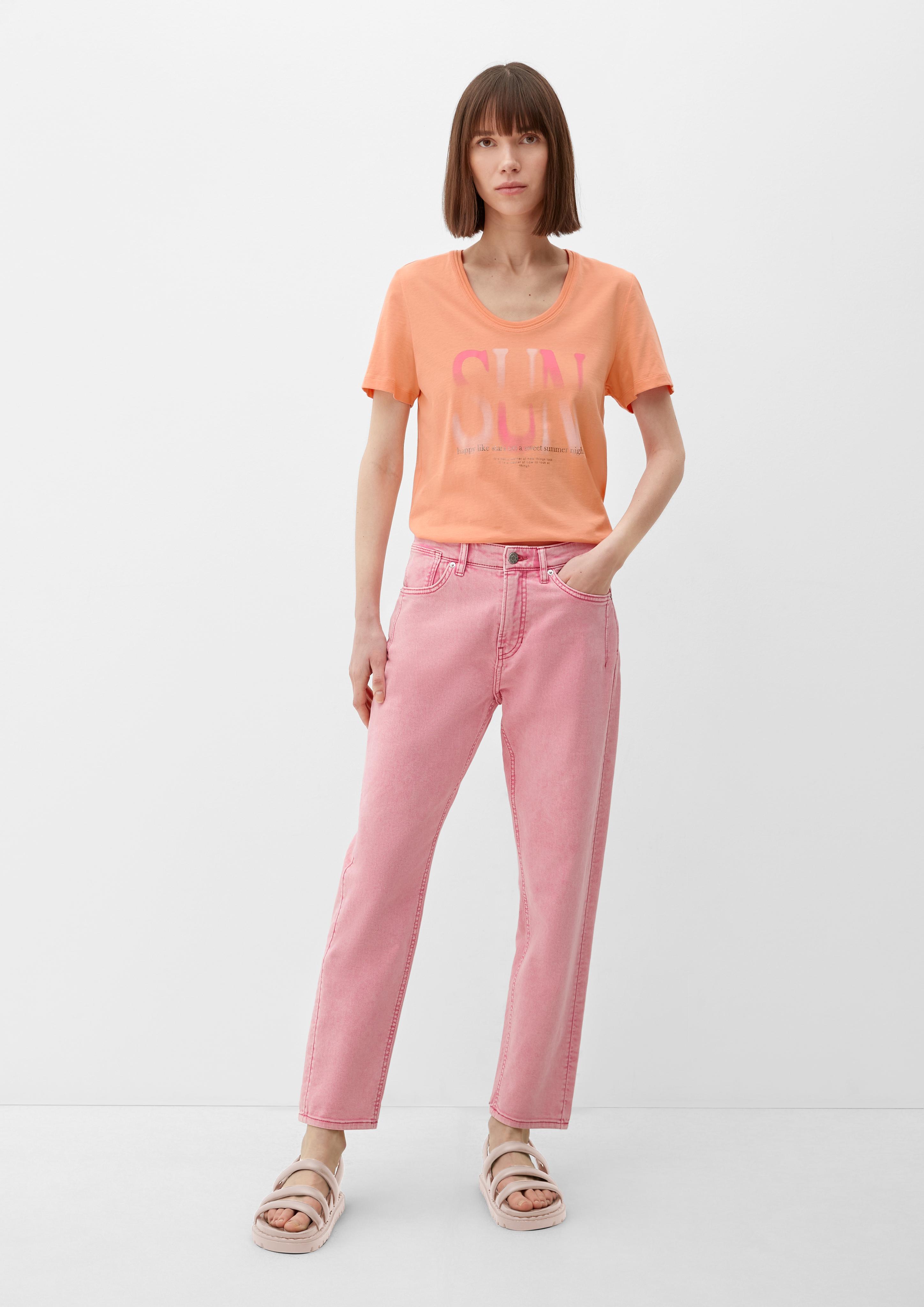 T-Shirt mit Statement-Print  2132800-21D0