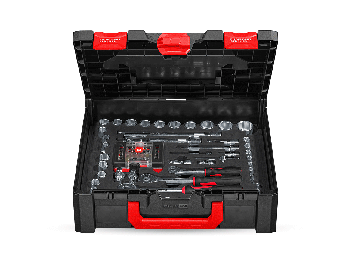 Steckschlüssel-Satz lockfix 1/4+3/8+1/2