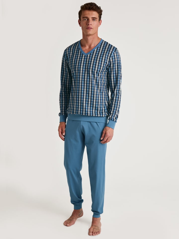 Calida Pyjama in coronet blue günstig kaufen