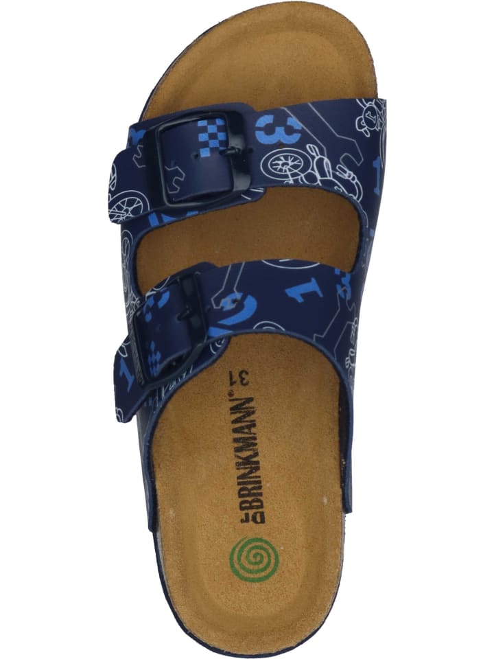 Dr. BRINKMANN Klassische Pantoletten, Klassische Hausschuhe in marine günstig kaufen 29