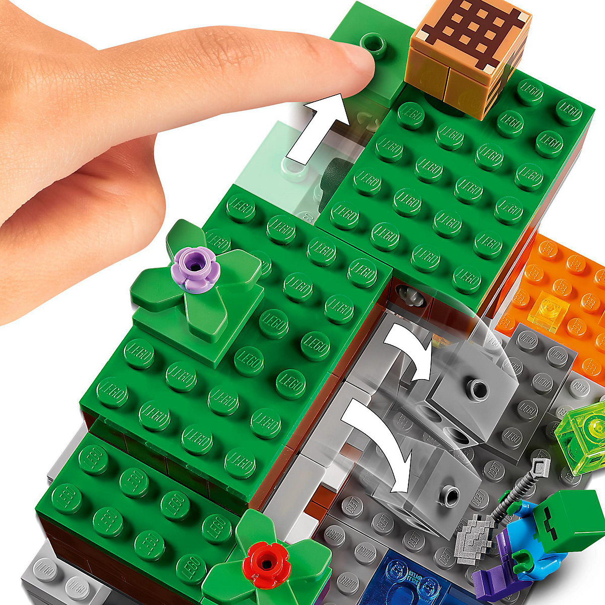 LEGO® Minecraft 21166 Die verlassene Mine