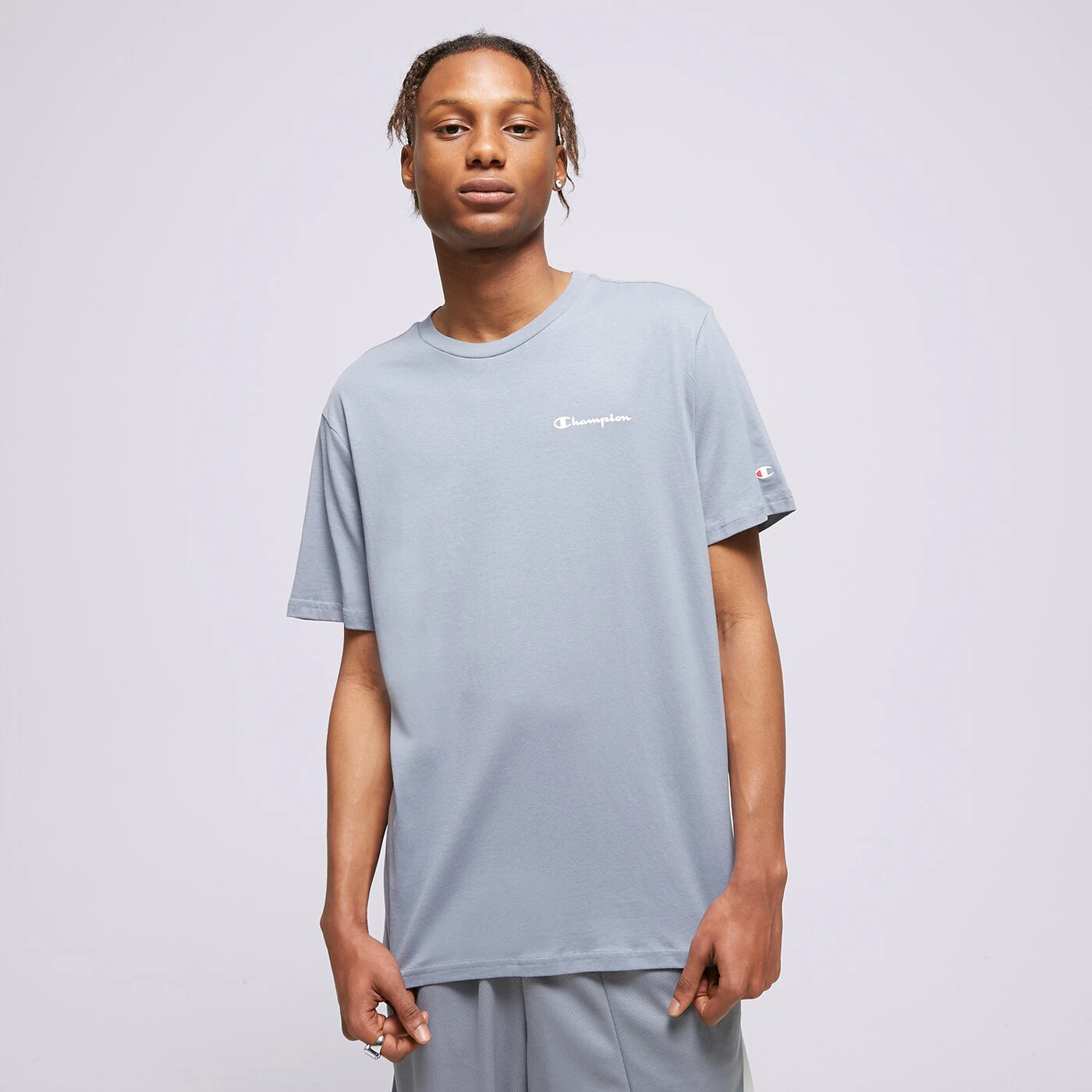 CHAMPION T-SHIRT CREWNECK T-SHIRT Blau