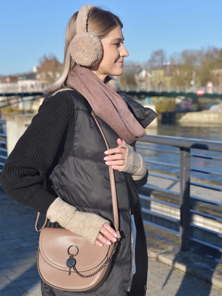 styleBREAKER Ohrenschützer mit Teddyfell in Camel günstig kaufen onesize