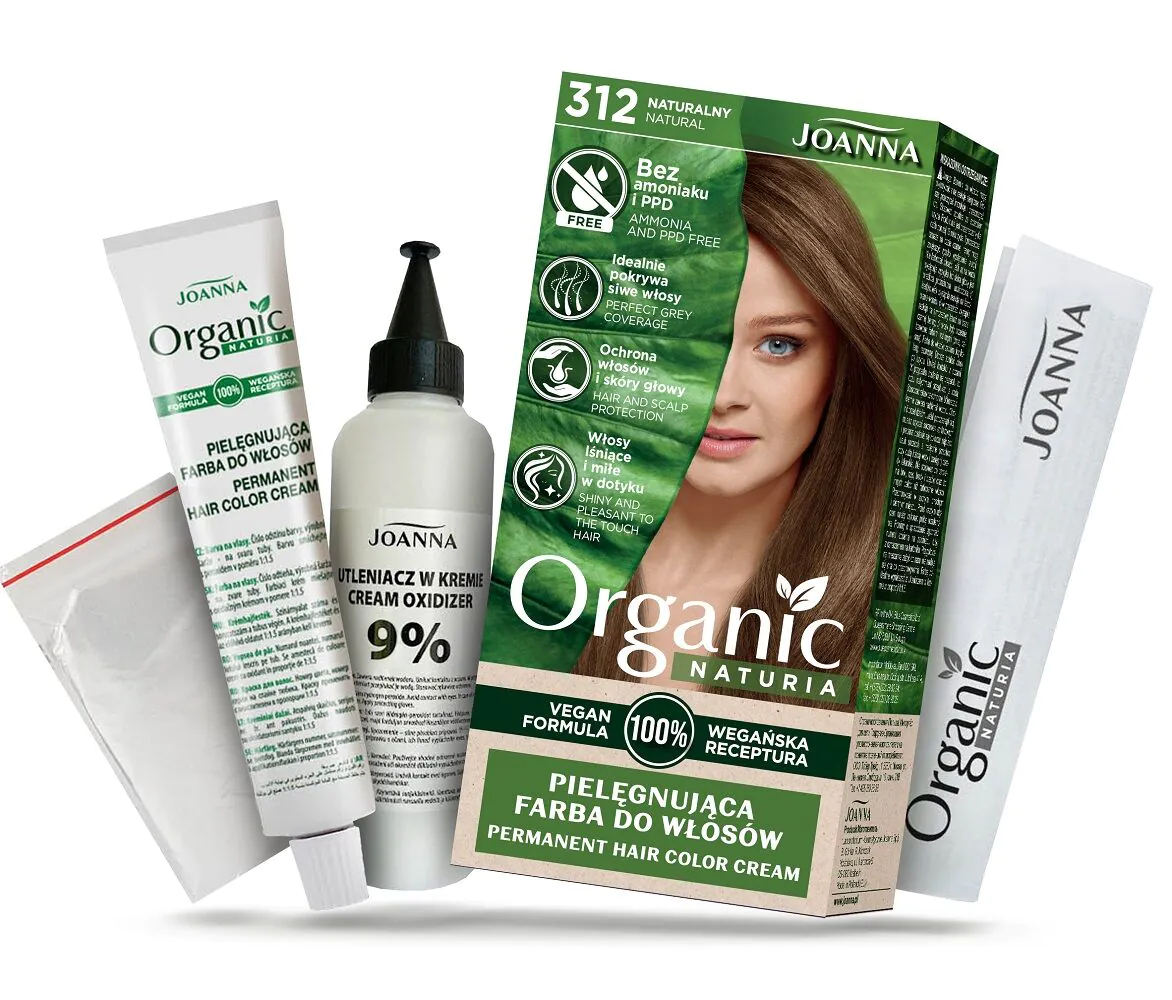 Joanna Naturia Organska veganska boja za kosu Natural 312
