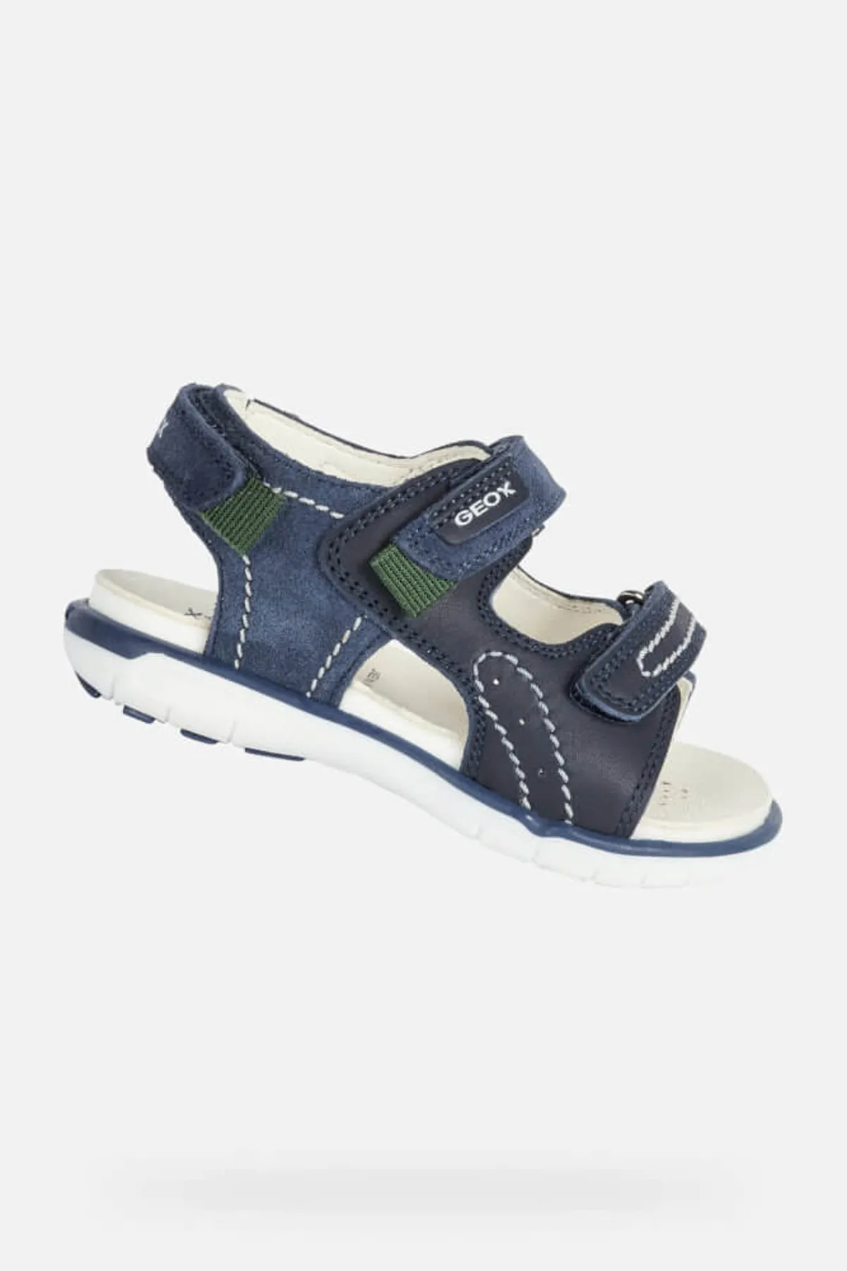 Geox  Sandalette - Blau - Flacher Absatz