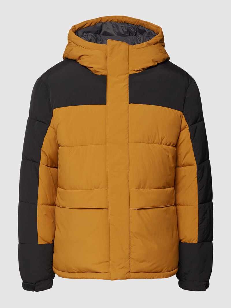 Parka mit Colour-Blocking-Design Modell 'dolipa' in gold