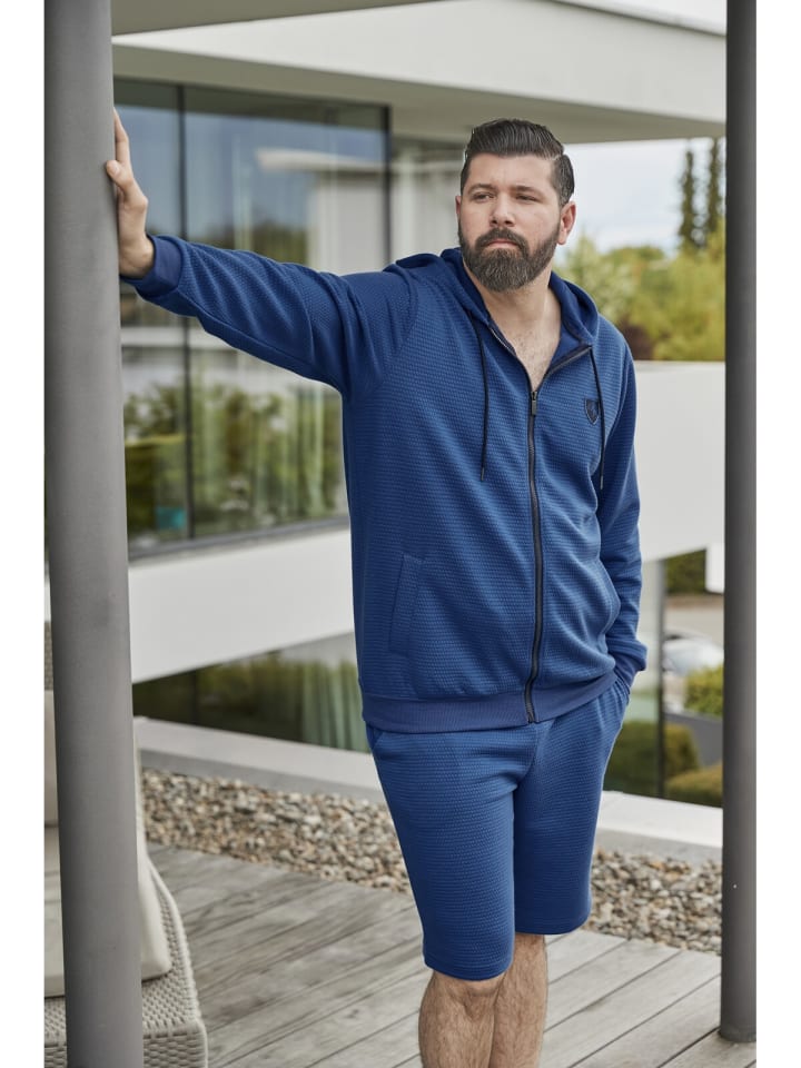 Charles Colby Sweatjacke DUKE TREY in royal blau günstig kaufen