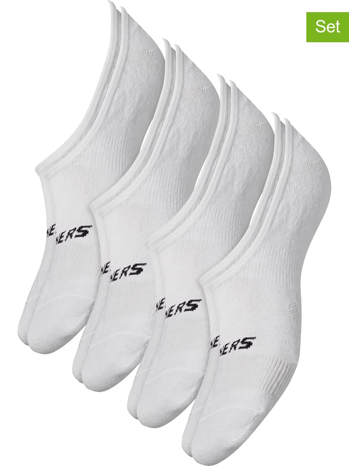 Skechers 6er-Set: Füßlinge in Weiß günstig kaufen