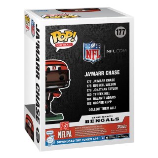 NFL POP! Football Vinyl Figur Bengals - JaMarr Chase 9 cm
