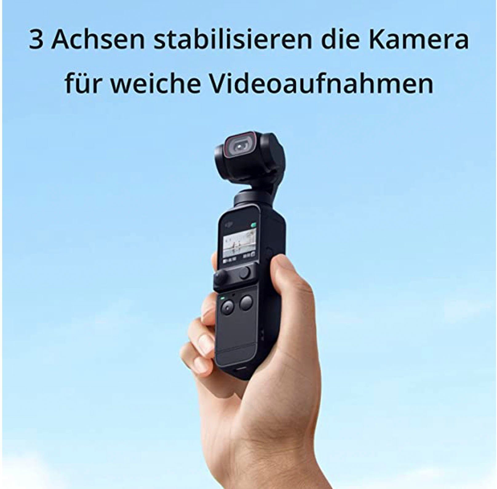 DJI Pocket 2 Creator Combo Gimbal (1/1.7” CMOS, Zeitraffer, Slow Motion, 8x Zoom, Livestreaming)