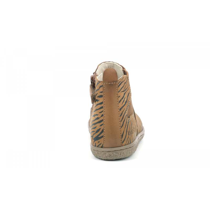 Boots cuir Vermillon