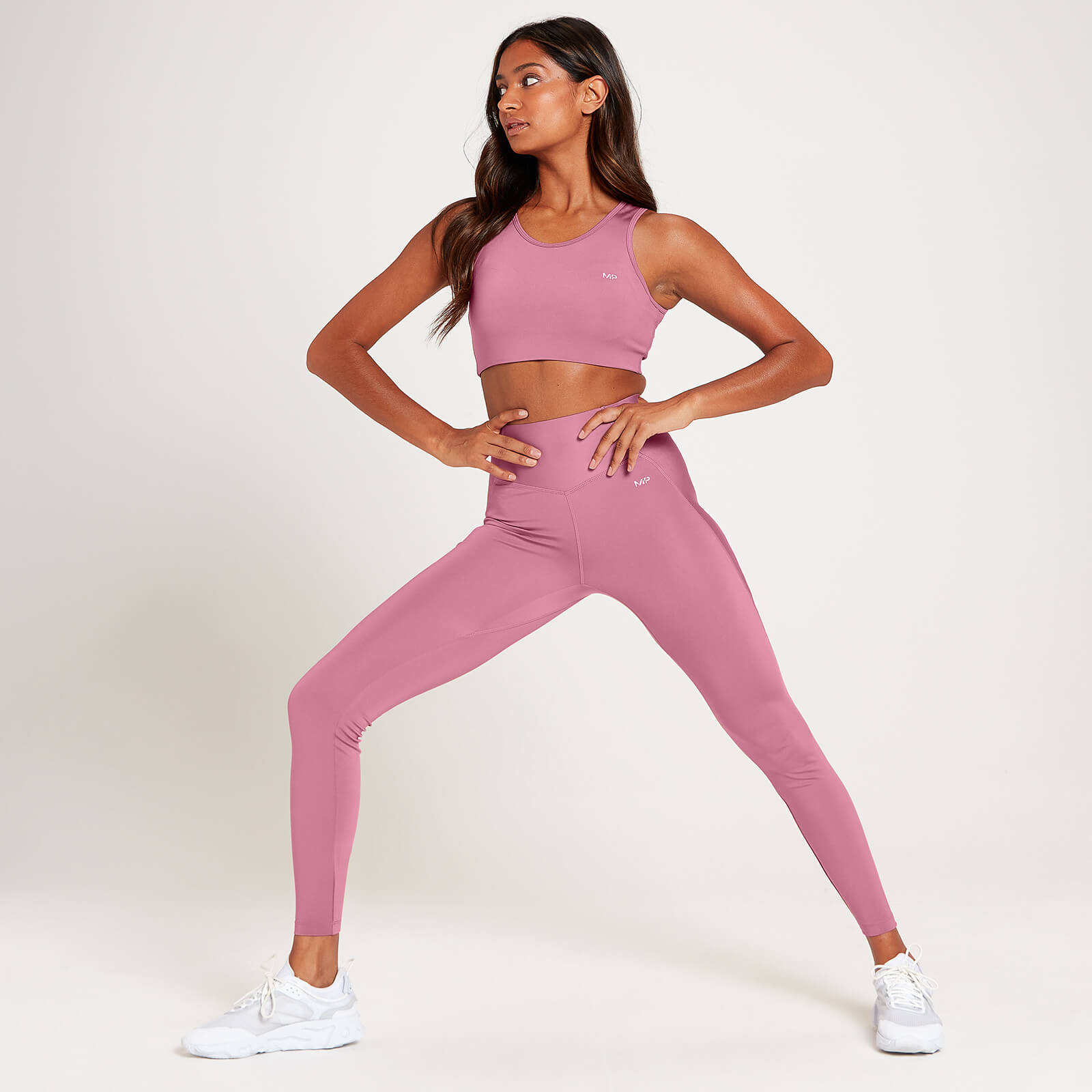 Brassière de sport découpée au laser MP Sculpt pour femmes – Mauve