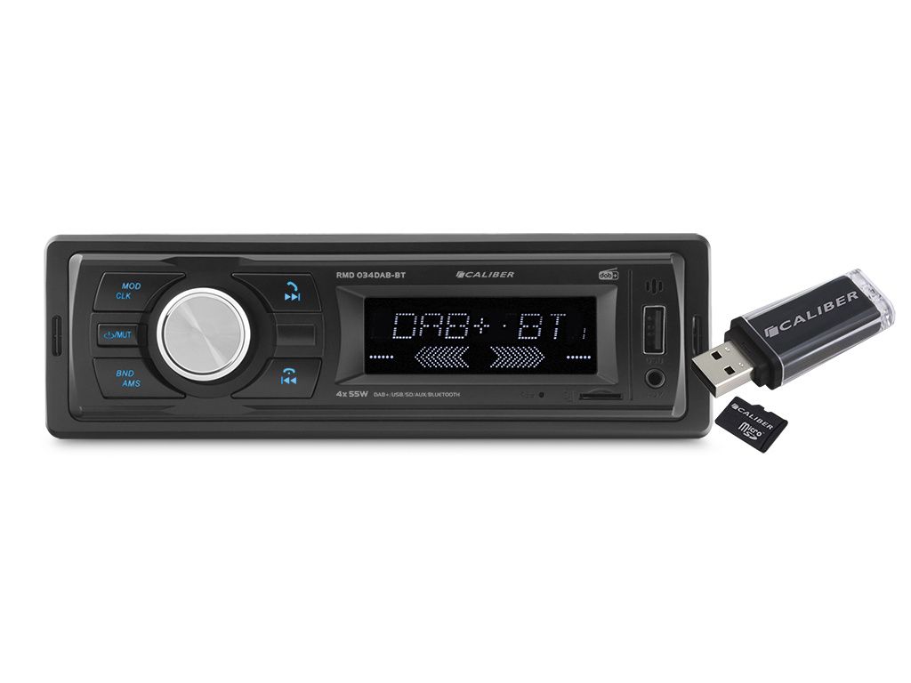 RMD034DAB-BT-Autoradio mit DAB + und Bluetooth - USB SD 4x 55WATT