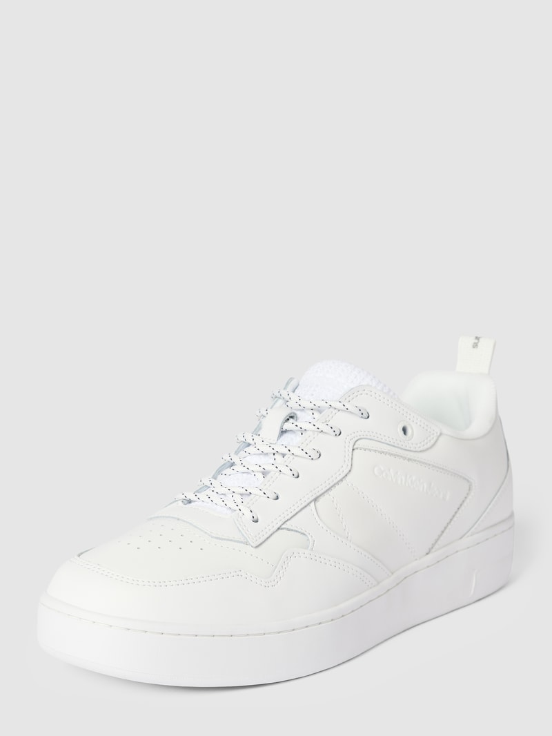 Sneaker mit Label-Details Modell 'CUPSOLE' in weiss