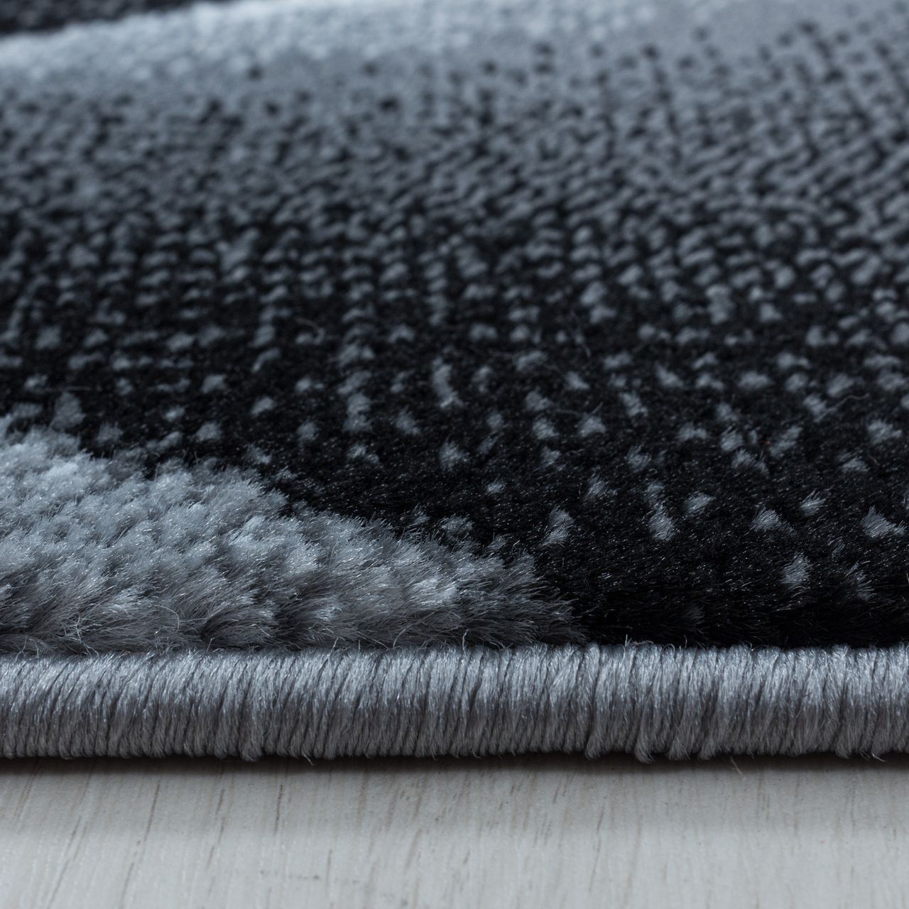 Ayyildiz Teppich, COSTA 3522, BLACK, 80 x 250 cm