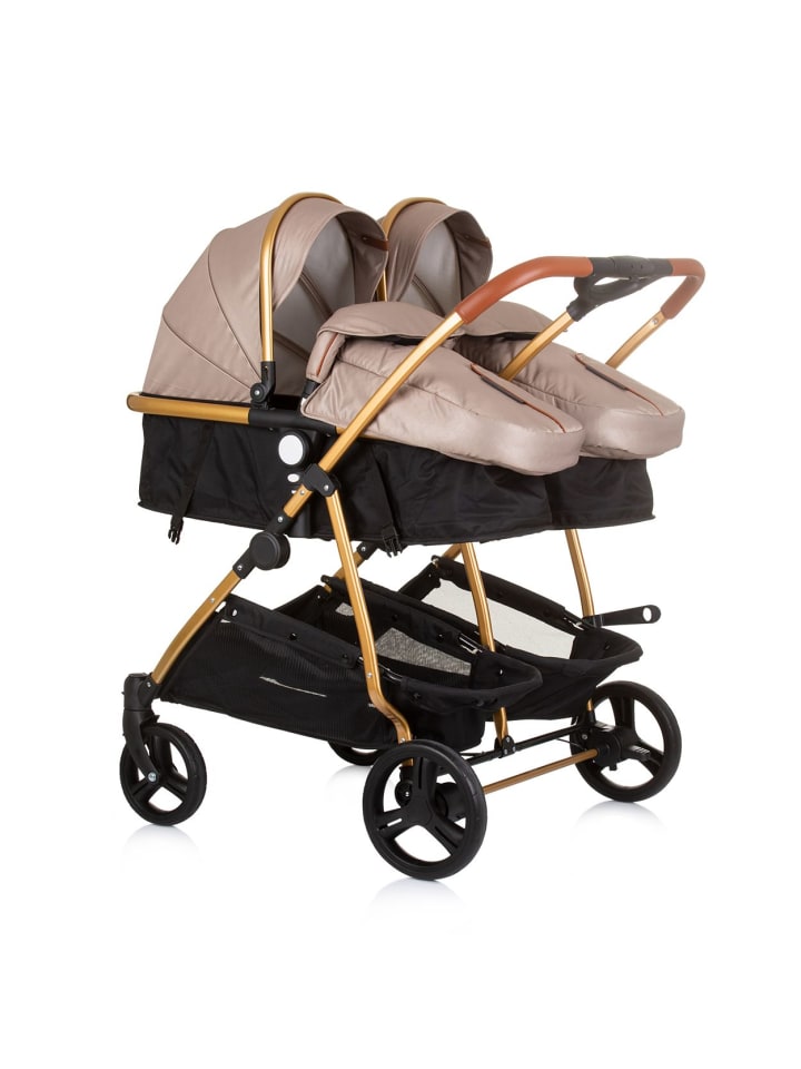 Chipolino Geschwisterkinderwagen Duo Smart in natur günstig kaufen onesize
