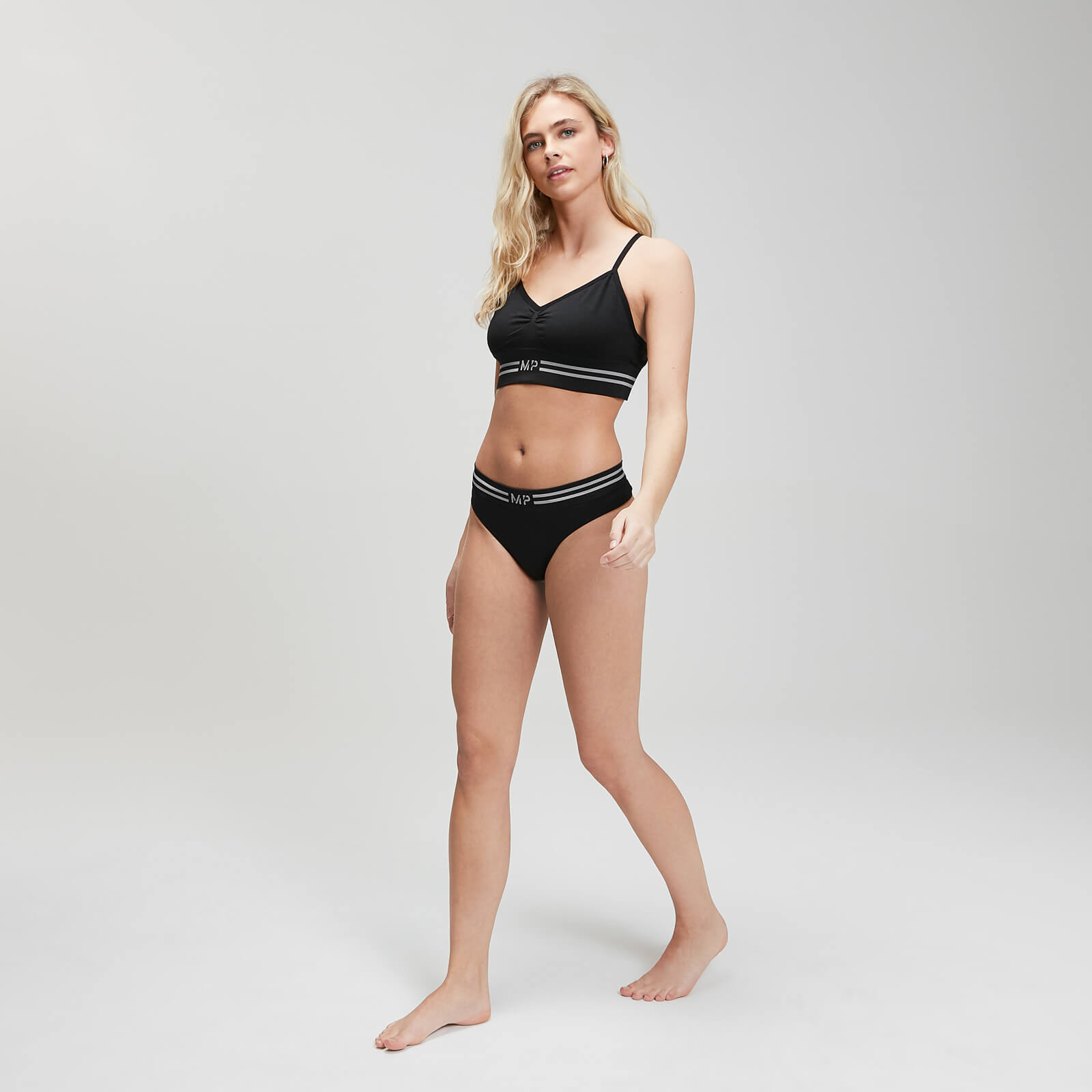 Brassière sans couture MP pour femmes – Noir