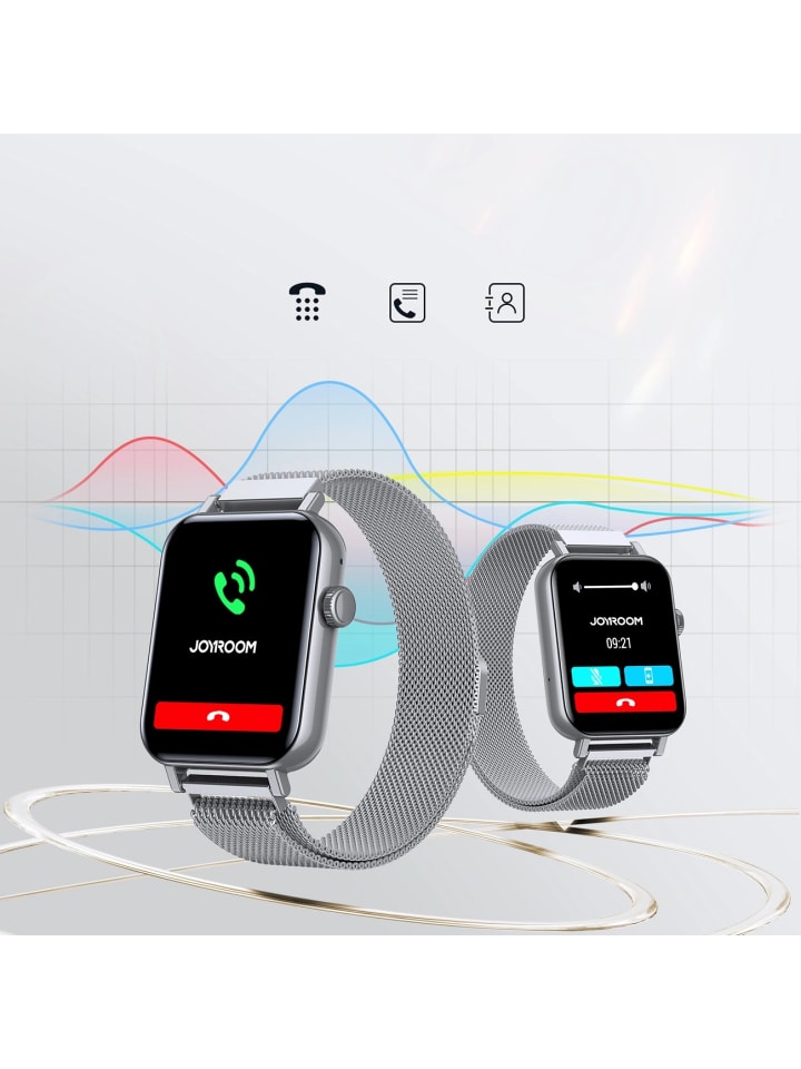 COFI 1453 Smartwatch mit IP68 Schutz Silber in Silber günstig kaufen onesize
