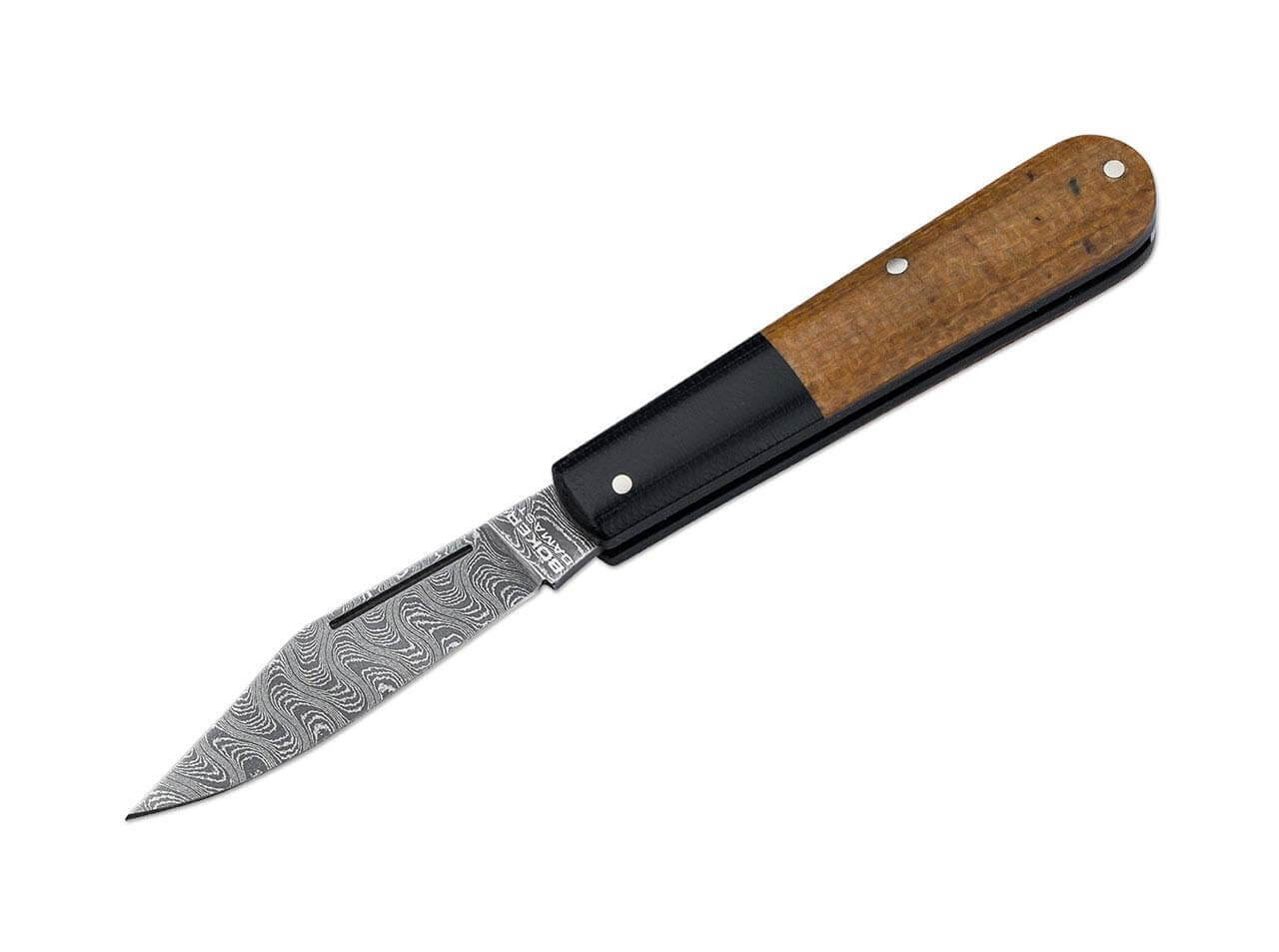 Barlow Integral Burlap Micarta Damast