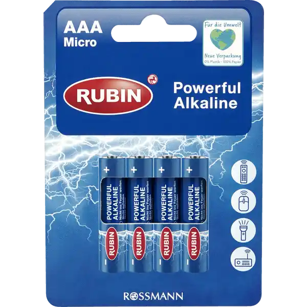 Powerful Alkaline Batterie AAA