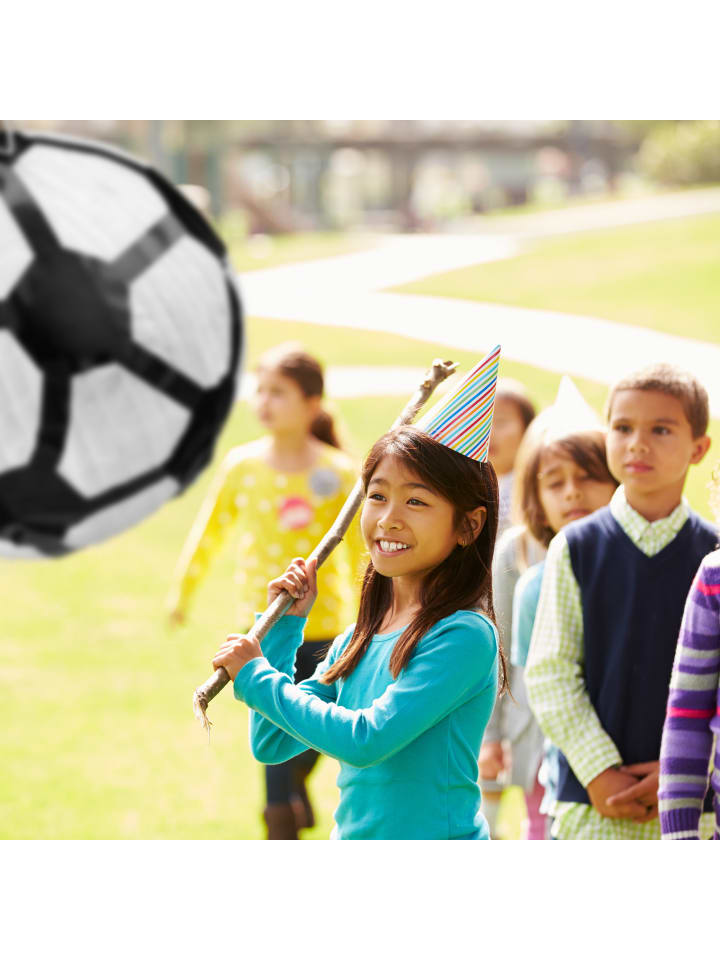 relaxdays Pinata Fußball in Weiß/Schwarz günstig kaufen onesize
