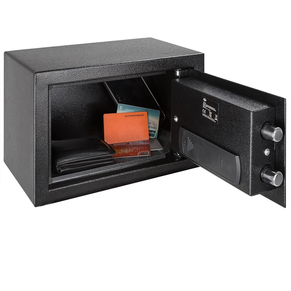 DEUBA Tresor - Safe elektrisch klein 31 x 20 x 20cm schwarz
