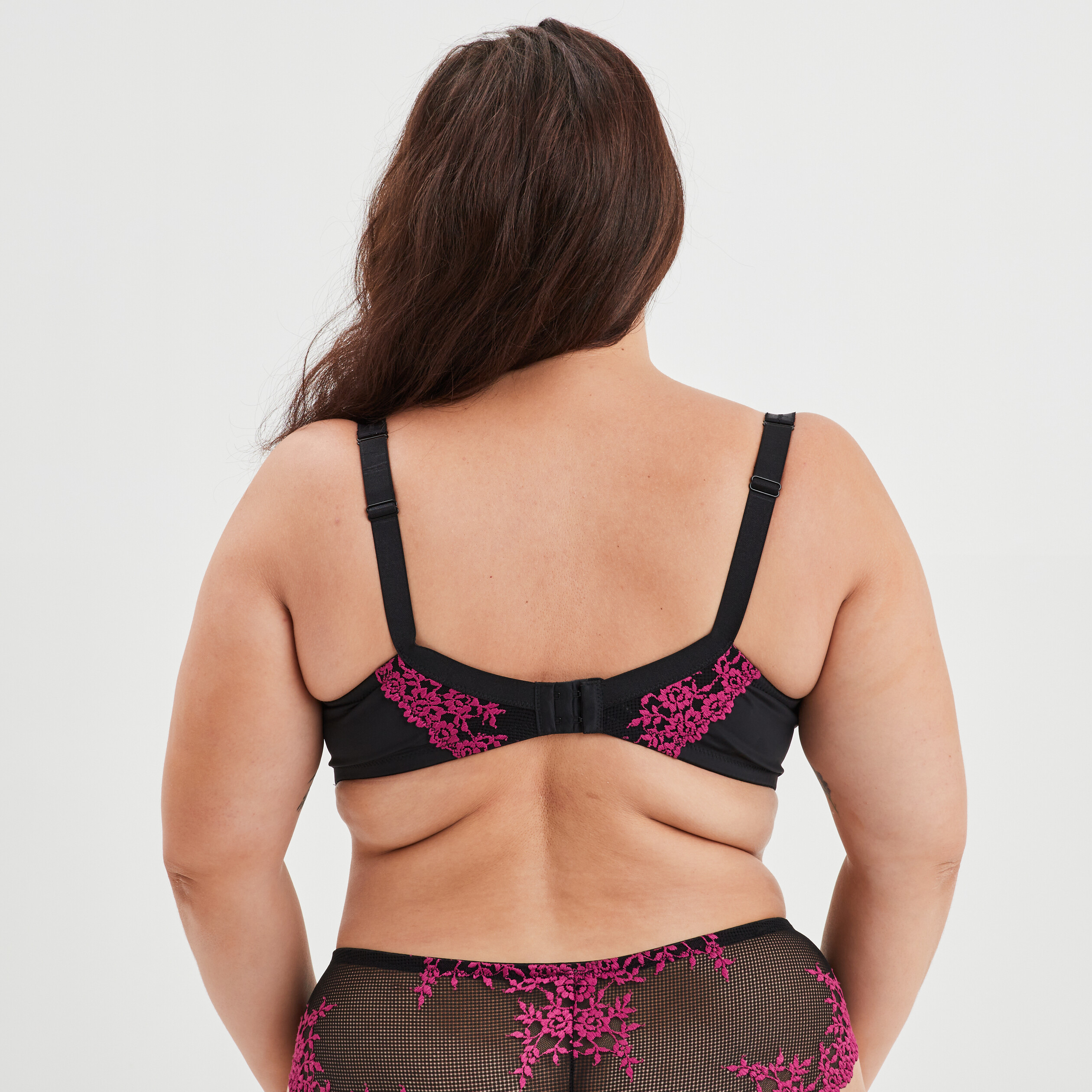 Soutien-gorge corbeille grande taille violet femme grande taille | La Halle