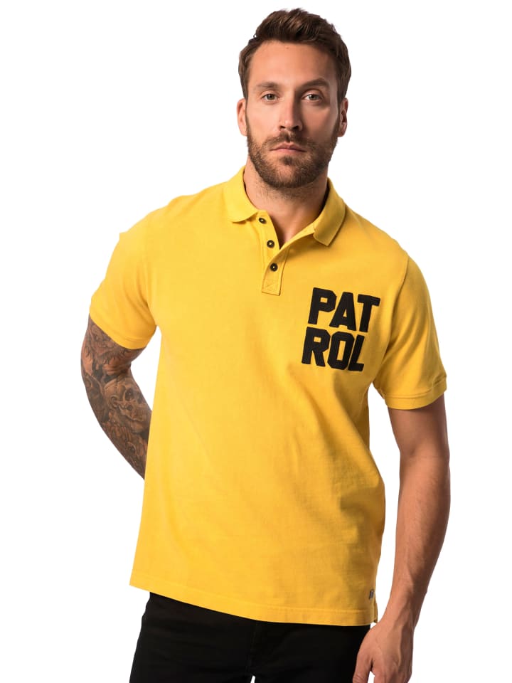 JP1880 Poloshirt in dunkles goldgelb günstig kaufen