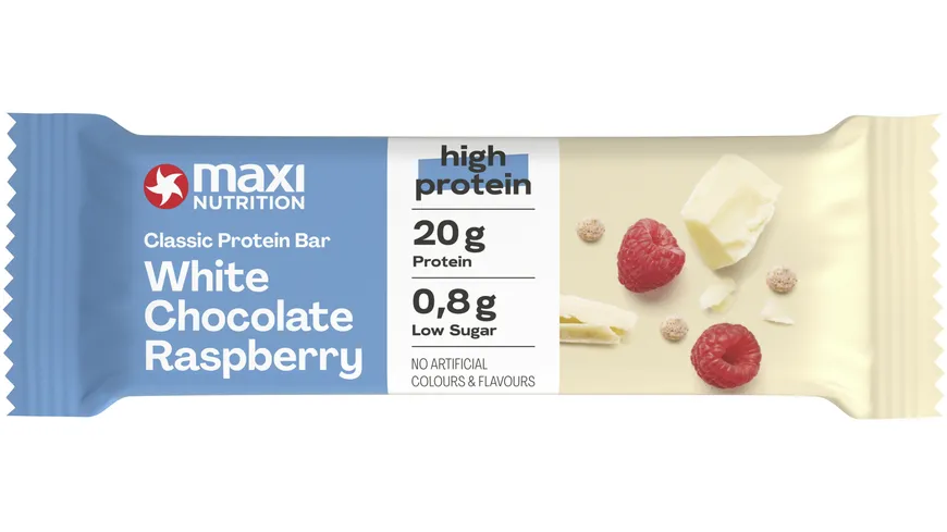 maxi nutrition Proteinriegel White Chocolate Raspberry 40 g