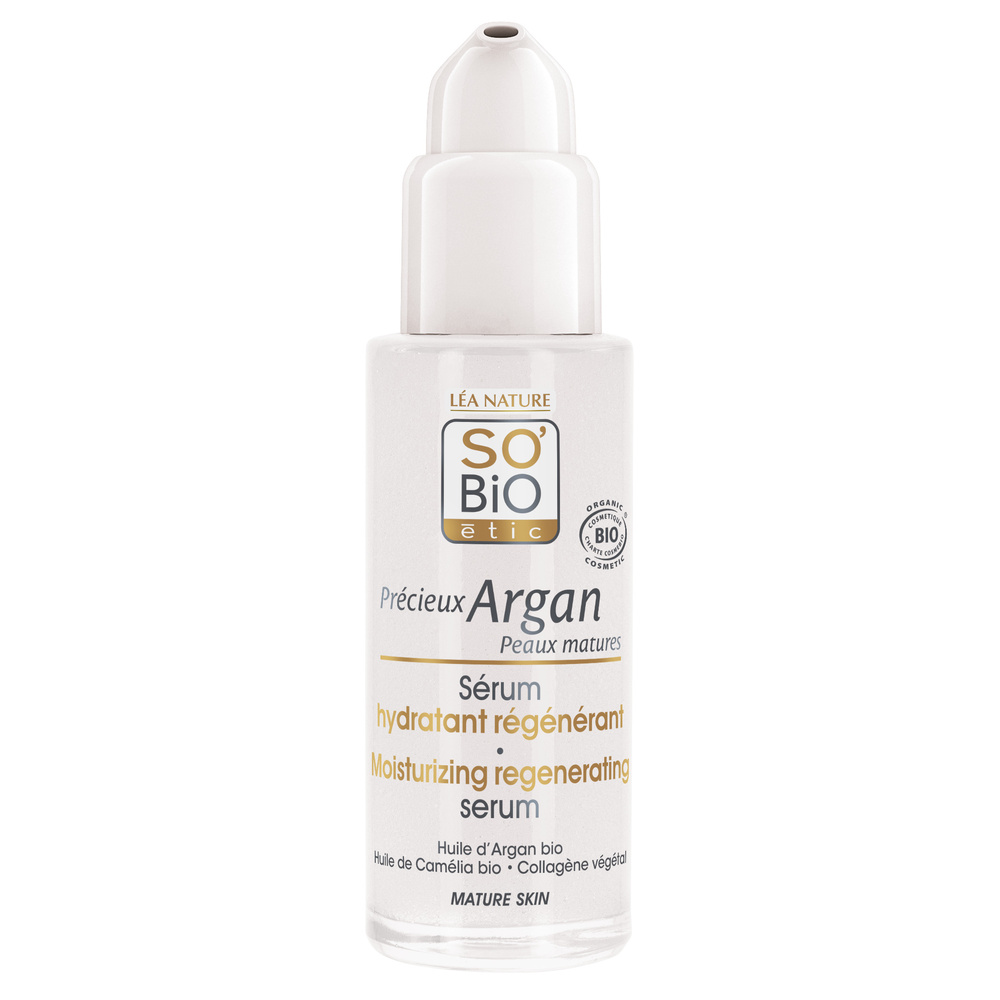 LÉA NATURE SO BiO étic Sérum hydratant¹ régénérant, Précieux Argan Peaux Matures Sérum
