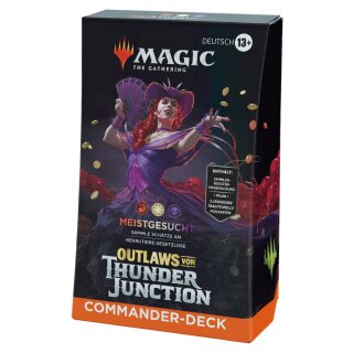 Magic the Gathering: Outlaws of Thunder Junction - Commander-Deck - Meistgesucht (1) (DE)