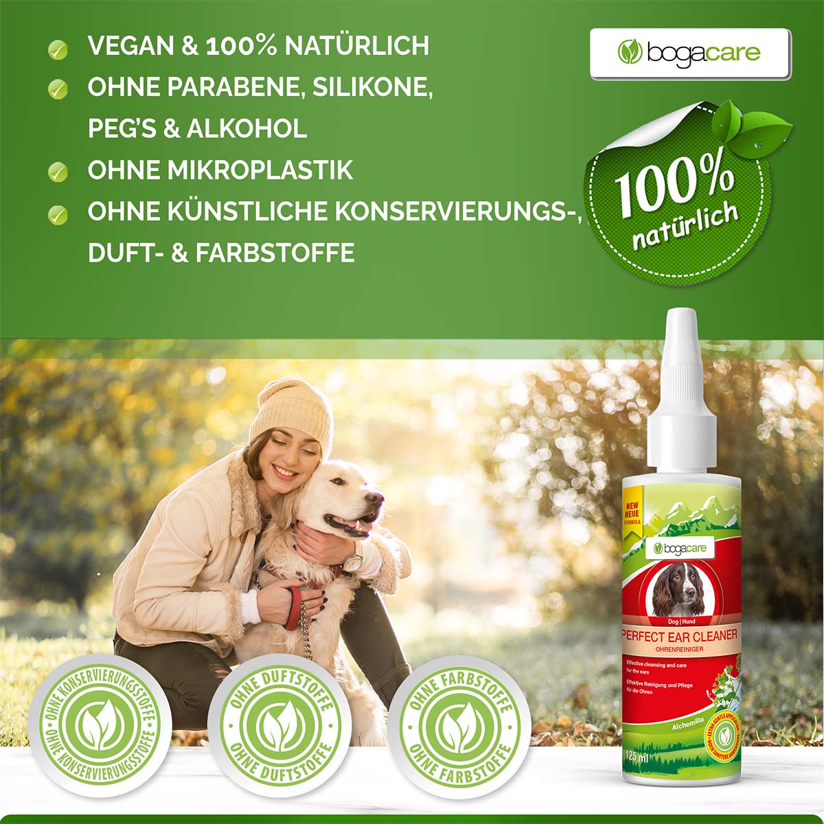 bogacare Perfect Ohr- Reiniger Hund 125 ml kaufen bei ZooRoyal