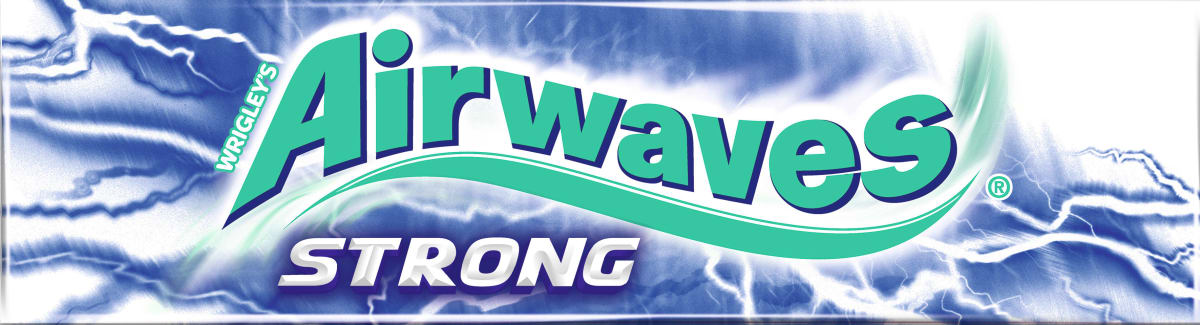 Kaugummi Strong, Menthol & Eukalyptus, zuckerfrei, 12 St