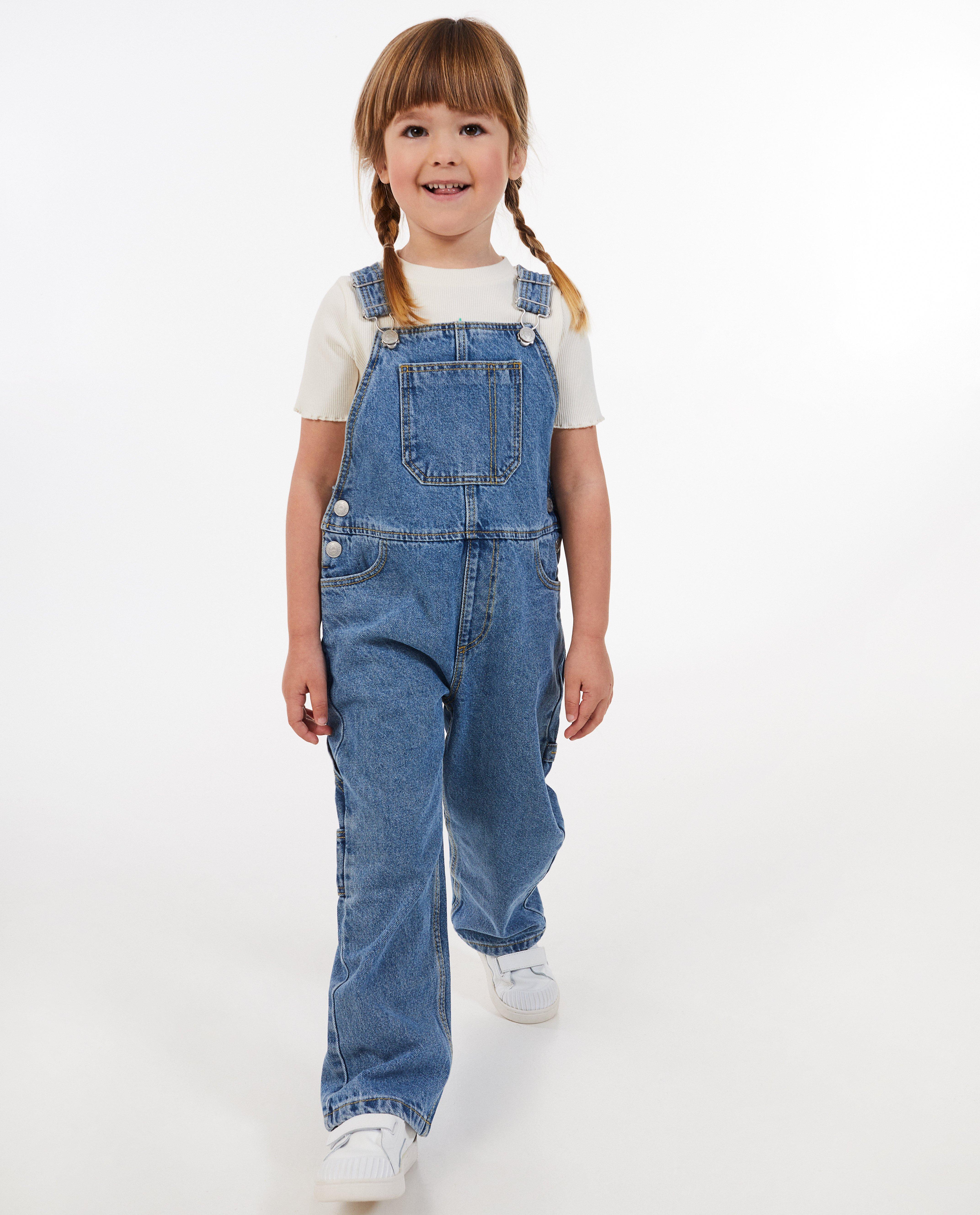 Salopetă din denim albastru Milla Star Blue