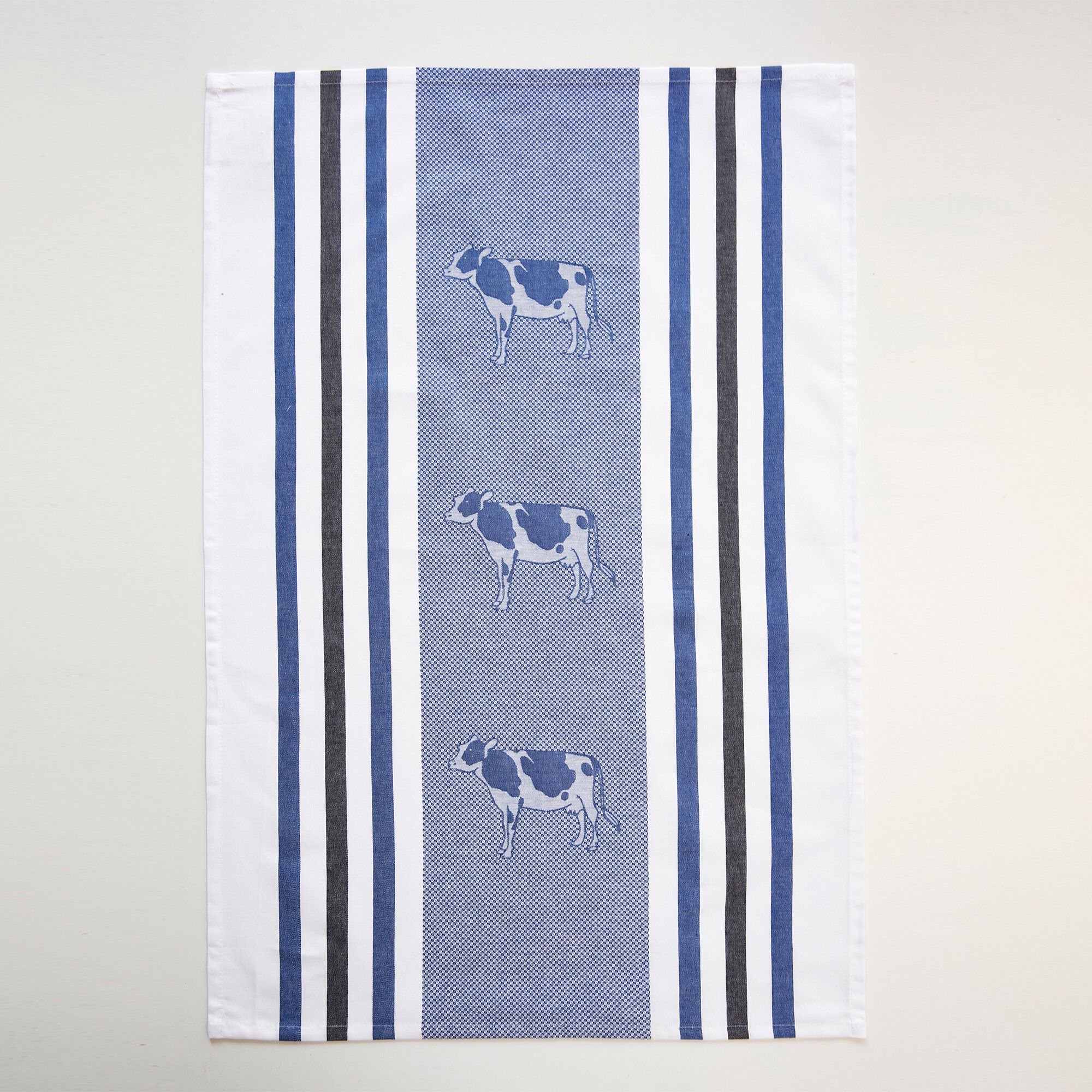 Torchons motif poule et vache