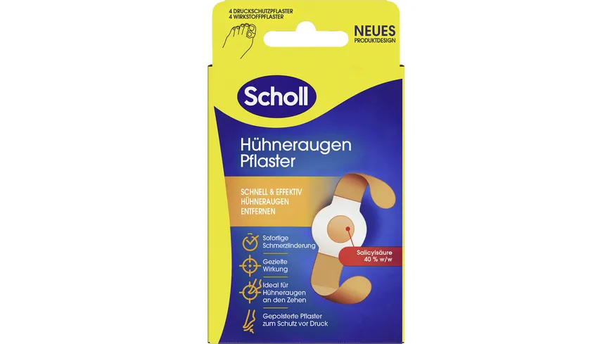 Scholl Hühneraugen Pflaster