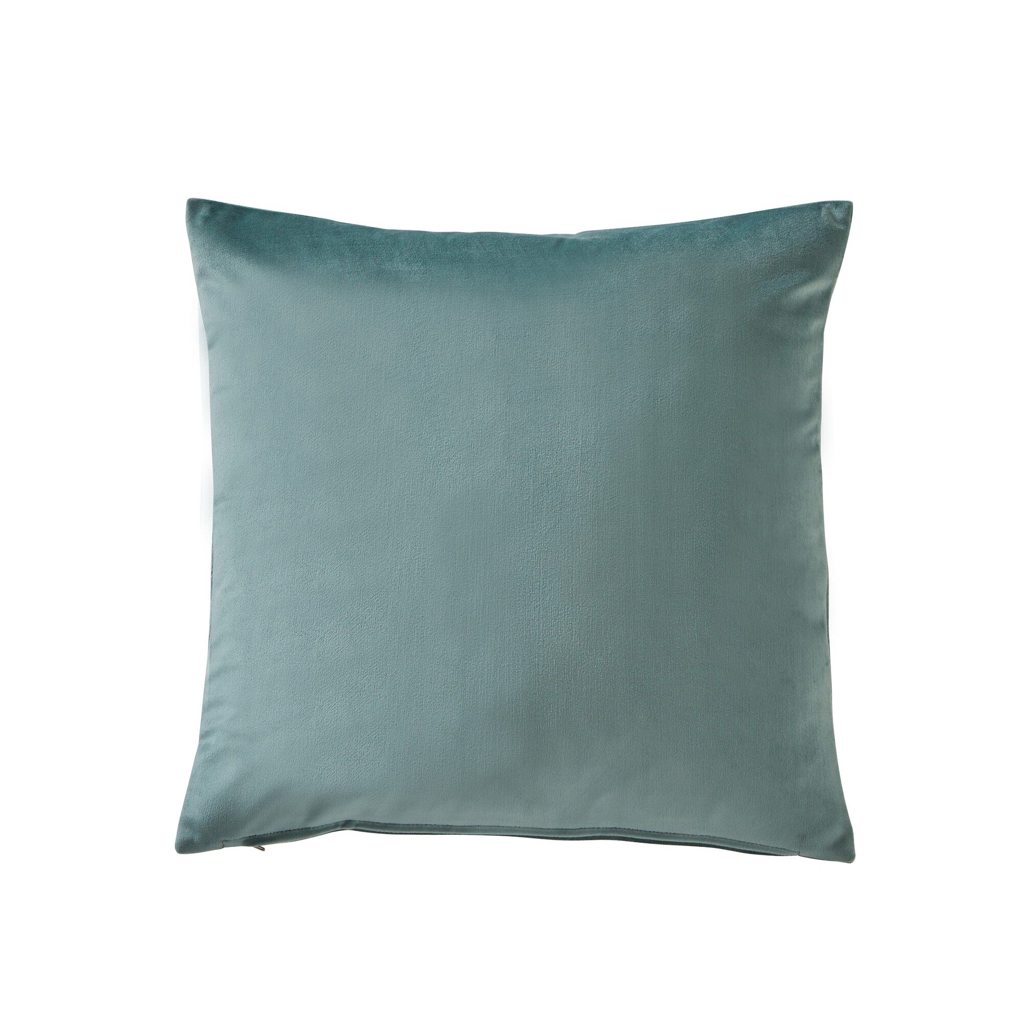 Housse coussin en velours uni