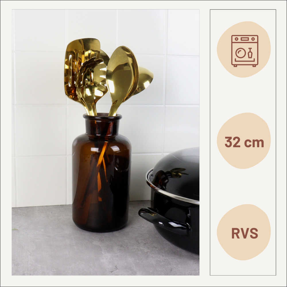 Orange85 Gold 5-teiliges Küchenutensilien Set