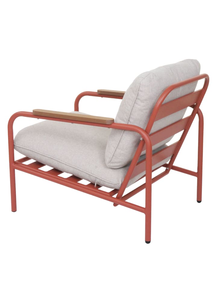 MCW Aluminium-Gartengarnitur O11, Terrakotta Polster beige günstig kaufen onesize