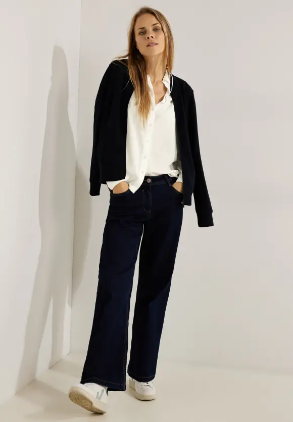 CECIL Bluse in Unifarbe