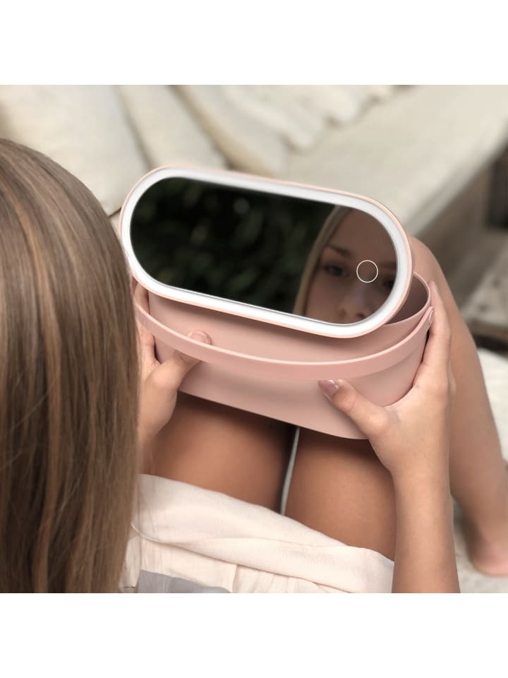 Ailoria MAGNIFIQUE Beautycase mit dimmbarem LED-Spiegel (USB) in weiß günstig kaufen onesize