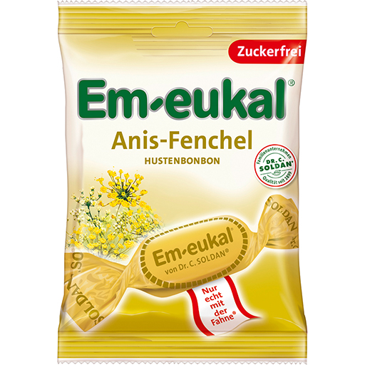 EM-EUKAL Bonbons Anis Fenchel zuckerfrei  75 g  Bonbons