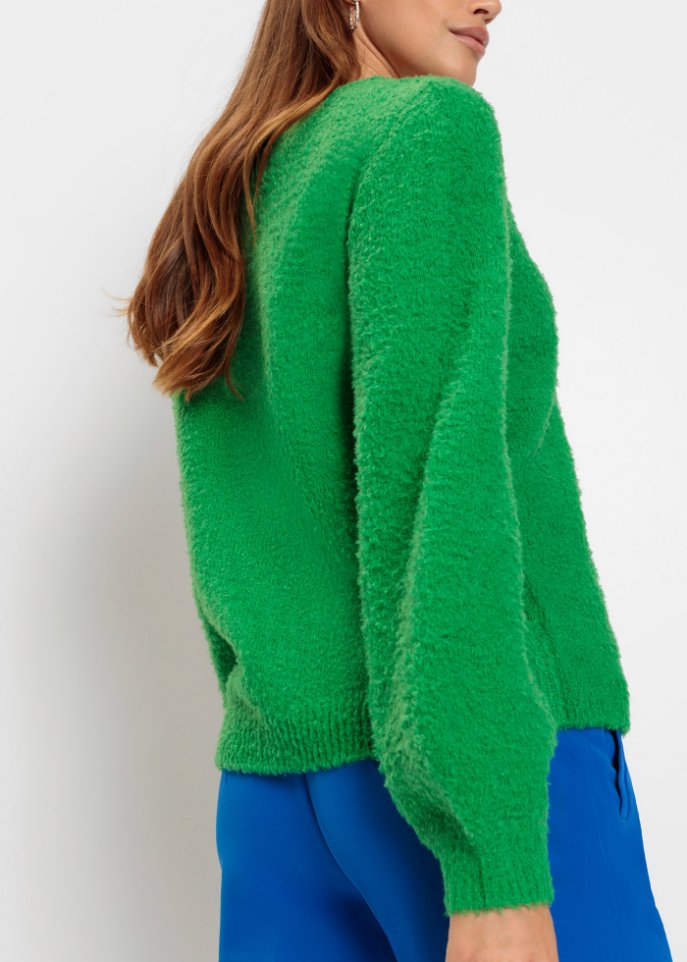 Pullover mit Spitzeneinsatz