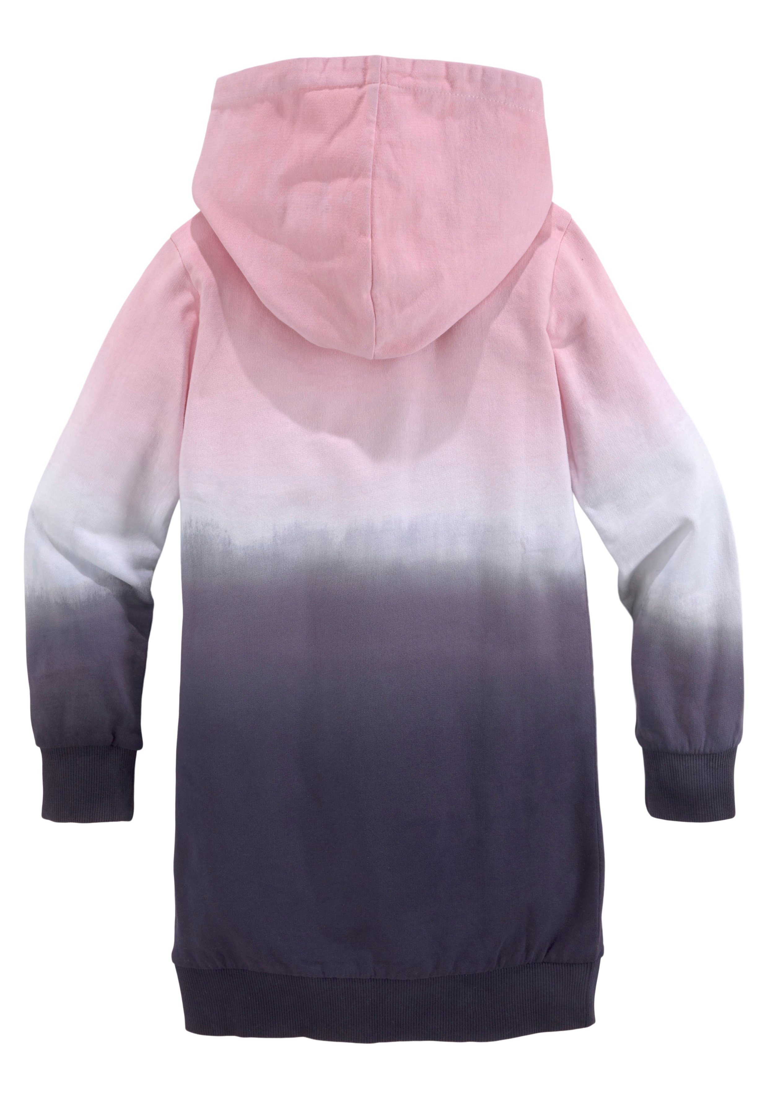 KangaROOS Sweatkleid im modischen Farbverlauf